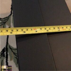 Gucci Black Textured Gift Box with Yellow Tape Accent